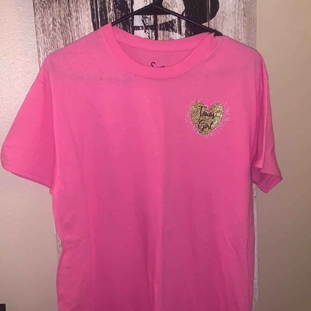 *NWT* Sz MD Pink “Texas Girl” Tee